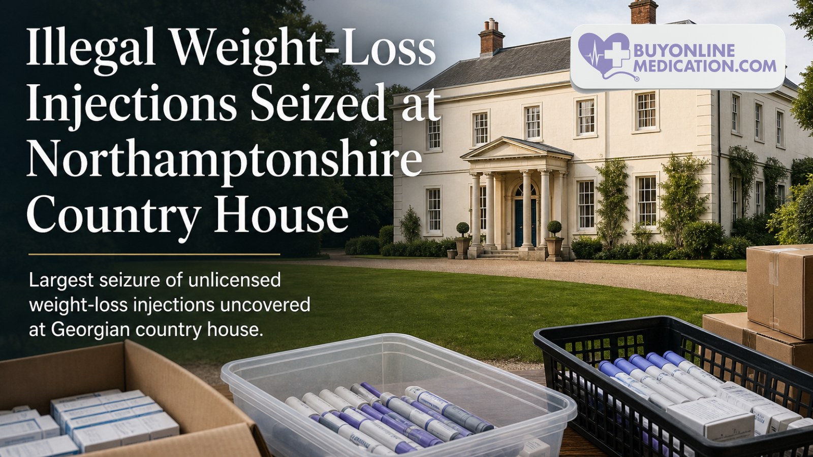 Illegal Weight-Loss Injections Seized at Northamptonshire Country House