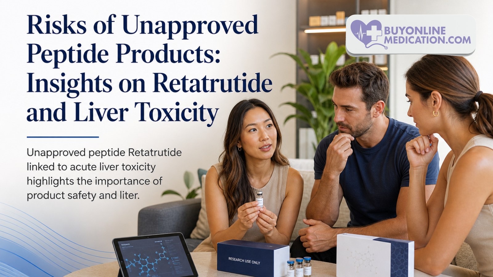 Risks of Unapproved Peptide Products: Insights on Retatrutide and Liver Toxicity